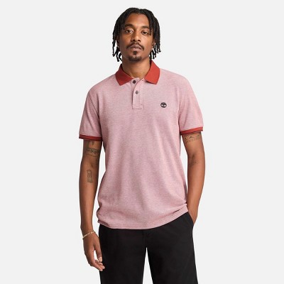 Timberland Men's Oyster River Short-Sleeve Oxford Polo Shirt