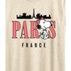 Women's - Peanuts - Belle Paris France Short Sleeve Graphic T-Shirt - 2 of 4