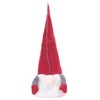 Plush Gnome Tree Topper – 18"H Christmas Tree Top Decoration Polyester Holiday Accent by Melrose - 2 of 3