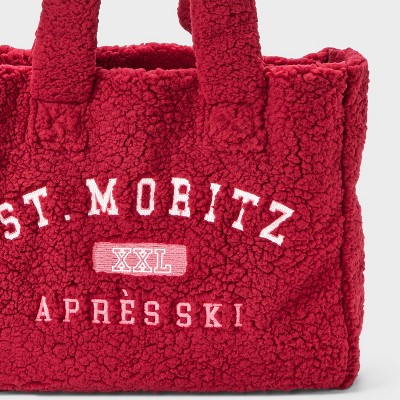 Girls' "St. Moritz" Tote Bag - Red - image 4