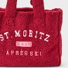 Girls' "St. Moritz" Tote Bag - Red - 4 of 4