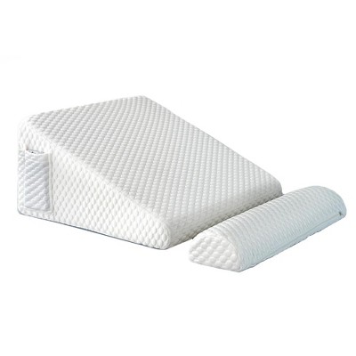 Peace Nest Bed Wedge Pillow with Supportive Memory Foam