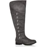 Women's WIDE FIT Nadia Tall Boot - gray | CLOUDWALKERS