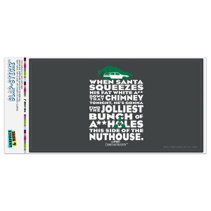 National Lampoons Christmas Vacation Jolliest Bunch Automotive Bumper Sticker - 1 of 4