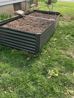 Best Choice Products 8x4x2ft Outdoor Metal Raised Garden Bed, Planter ...