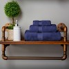 Luxury Cotton Heavyweight Ultra-Plush 3 Piece Towel Set by Blue Nile Mills - 2 of 4