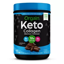 Orgain Keto Collagen Protein Powder - Chocolate - 14.08oz
