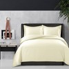 3pc 300 Thread Count Rayon from Bamboo Oversized Duvet Set - Tribeca Living - 4 of 4