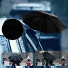 Unique Bargains Portable Rain Umbrella Manual Open Close Windproof Travel - 3 of 4
