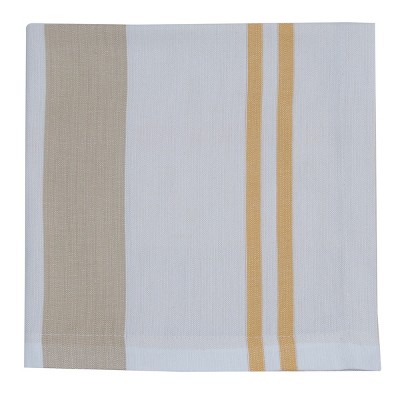 Split P Sunflower Plaid Napkin Set of 4