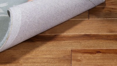 Handmade Brown and Red Floral Wool Area Rug