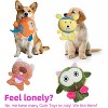 5 Pack Squeak & Crinkle Bulk Pet Squeaky Dog Toys – Interactive Soft Chew Toy for Puppy to Medium Big Dogs - 3 of 4