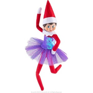 The Elf on The Shelf Claus Couture Plum Party Plum Party Dress Outfit - Festive Elf Christmas Dress - Claus Couture Accessory - Christmas Eve Outfit - 1 of 4