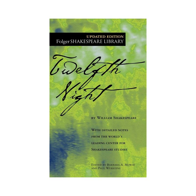 Twelfth Night - (Folger Shakespeare Library) by  William Shakespeare (Paperback), 1 of 2