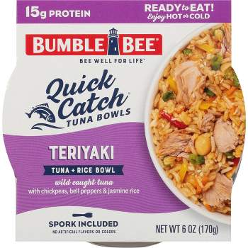 Bumble Bee Quick Catch Teriyaki Rice Tuna Bowl - 6oz