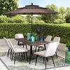 10' x 10' Double Vented 3-Tier Patio Market Table Umbrella - Wellfor - 2 of 4