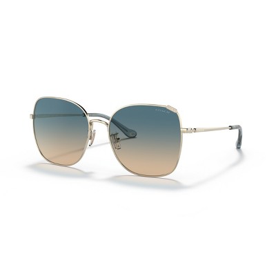 Coach HC7133 57mm Female Square Sunglasses