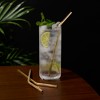 Viski Gold Metal Straws, 8inch Gold Straws Reusable Straws for Tumblers Stainless Steel Drinking Straw Reusable Straw Set of 4 - 2 of 4