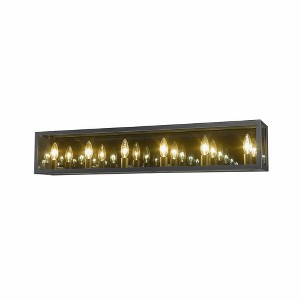 Infinity 6-Light Chrome Vanity Light - Modern Glass & Steel Design for Bathrooms - 1 of 1