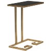 Murphy Accent Table - FOX2529C - Gold/Black - Safavieh Couture - 4 of 4