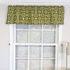 RLF Home 100% Cotton High Quality Rings Tailored Window Valance with 1.5" Rod Pocket 50" W X 12" L Green - 2 of 4