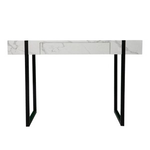 Rangley Modern Faux Marble Desk - HO1142737 - White - SEI - 1 of 4