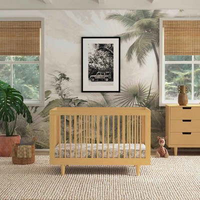 eLite Marley 3-in-1 Convertible Crib Honey