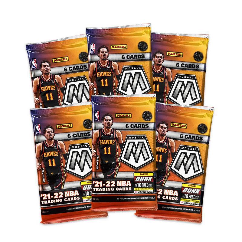 2021-22 Panini NBA Mosaic Basketball Trading  Card Blaster Box, 3 of 4