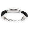 ELYA Women's Polished Elongated Tube Multi-Strand Leatherette Bracelet - 3 of 3