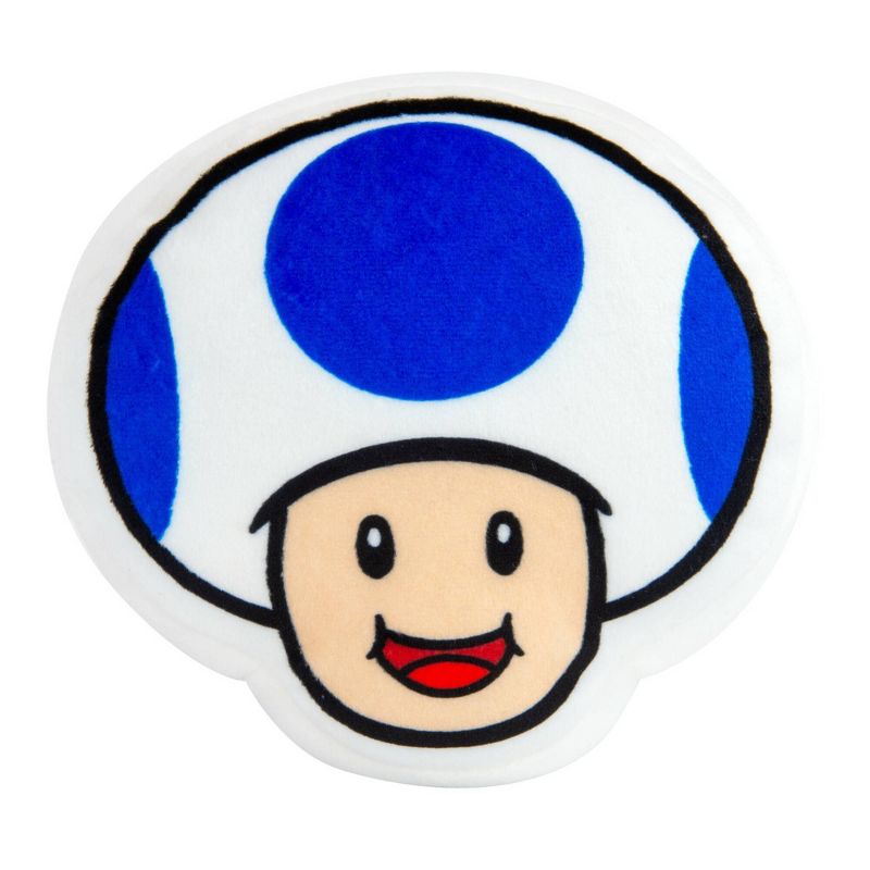 Nintendo Club Mocchi Mocchi Junior 6&#34; Plush - Super Mario Toad Blue, 1 of 4