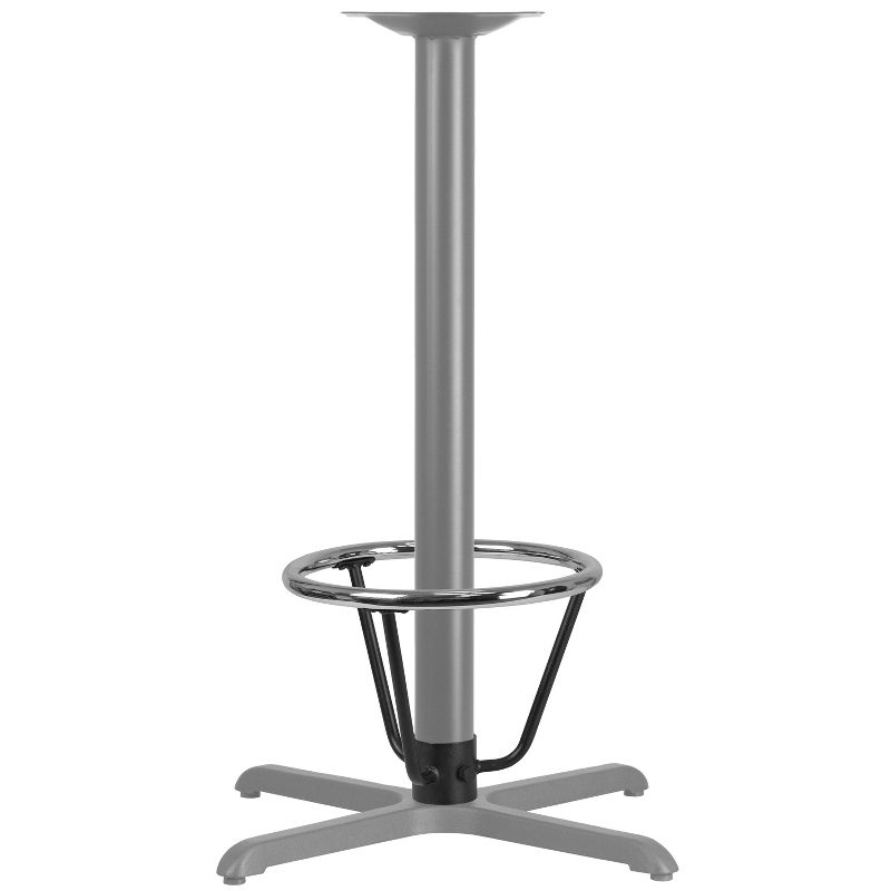 Flash Furniture Bar Height Table Base Foot Ring with 3.25'' Column Ring - 16'' Diameter, 2 of 4