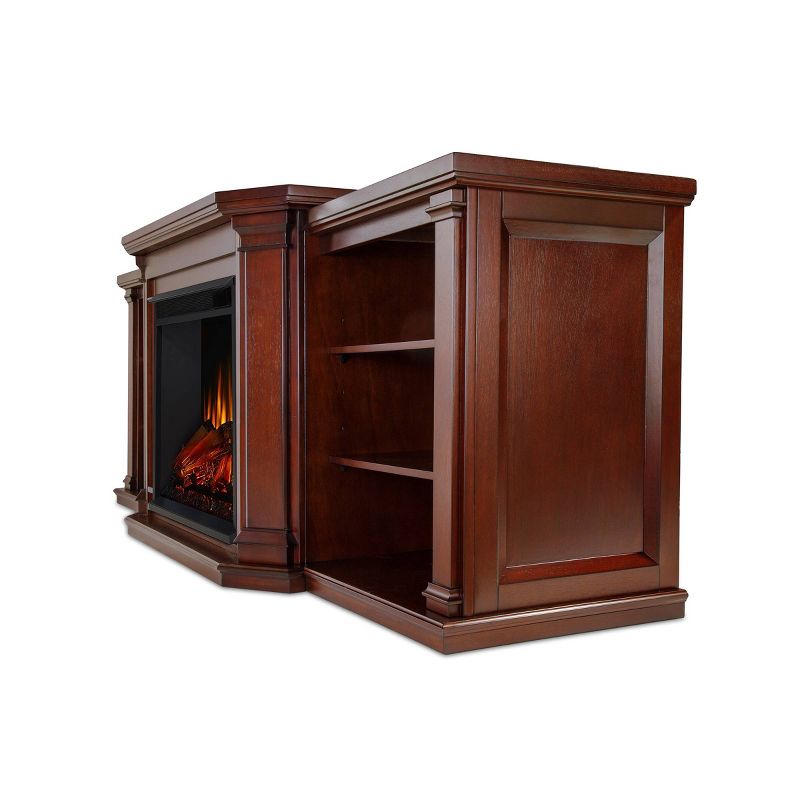 Real FlameValmont Electric TV Media Fireplace Dark Mahogany, 4 of 12