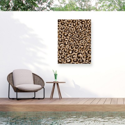 Trademark Fine Art - Treechild Cool Leo Pattern Matted Framed Art