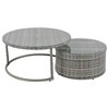 CAVINAS Patio Conversation Sets with Coffee Table, Half-Moon Backyard Furniture Set, Modern Patio Chairs Set for Backyard - 4 of 4