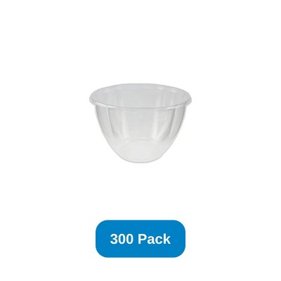 Jaya 48 oz Jaya Salad Bowl Compostable PLA Clear - Case of 300