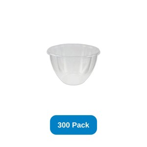 Jaya 48 oz Jaya Salad Bowl Compostable PLA Clear - Case of 300 - 1 of 2
