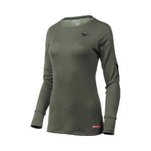 Mizuno Women's Breath Thermo Base Layer Long Sleeve Running Shirt - 1 of 4
