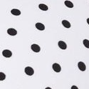 white black polka dot
