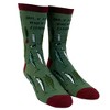 Crazy Dog T-Shirts Men's Only Happy When I'm Fishing Socks Funny Fathers Day Fishmerman Lures Graphic Footwear - 2 of 4
