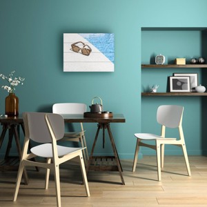 Trademark Fine Art Pictufy Studio III Pool 3 Wood Slat Art - 1 of 4