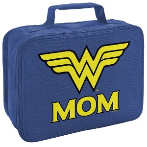 Wonder Woman Wonder Mom Logo Insulated Soft Sided Lunch Box - 1 of 4
