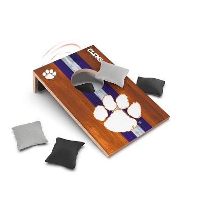 NCAA Clemson Tigers Table Top Cornhole Bluetooth Speaker