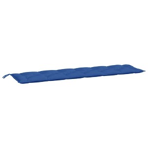 vidaXL Outdoor Bench Cushion - 78.7"x19.7"x2.8", Durable Oxford Fabric in Blue - Comfortable, Easy to Install, Weather-Rated for Garden Bench - 1 of 4