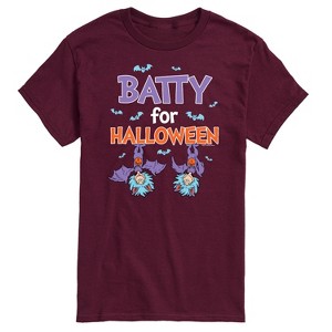 Men's - Dr. Seuss - Batty For Halloween Thing 1 and Thing 2 Short Sleeve Graphic T-Shirt - 1 of 4