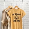 Simply Sage Market Women's I'm Hallow Inside Short Sleeve Garment Dyed Tee - 3 of 4