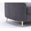 Yuina Gray Polyester Sofa - 4 of 4