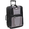 Geoffrey Beene Carnegie 3 Pc Luggage Set, Black w/ Grey - 4 of 4