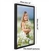 Americanflat 16x24 Poster Frame with Polished Plexiglass - Soho Collection - Gallery Style Deep Molding Picture Frames for Wall Display - Black - 2 of 4