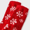 Women's Snowflake Cozy Crew Socks - Auden™ 4-10 - 3 of 3