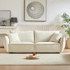 88" Modern Chenille Sectional Sofa,3 Seat Couch with 2 Extra Pillows and Thickly Padded Back for Living Room,Apartment-Baofuwish - 2 of 4